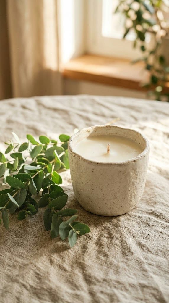 Esempio foto prodotto candela e ceramica